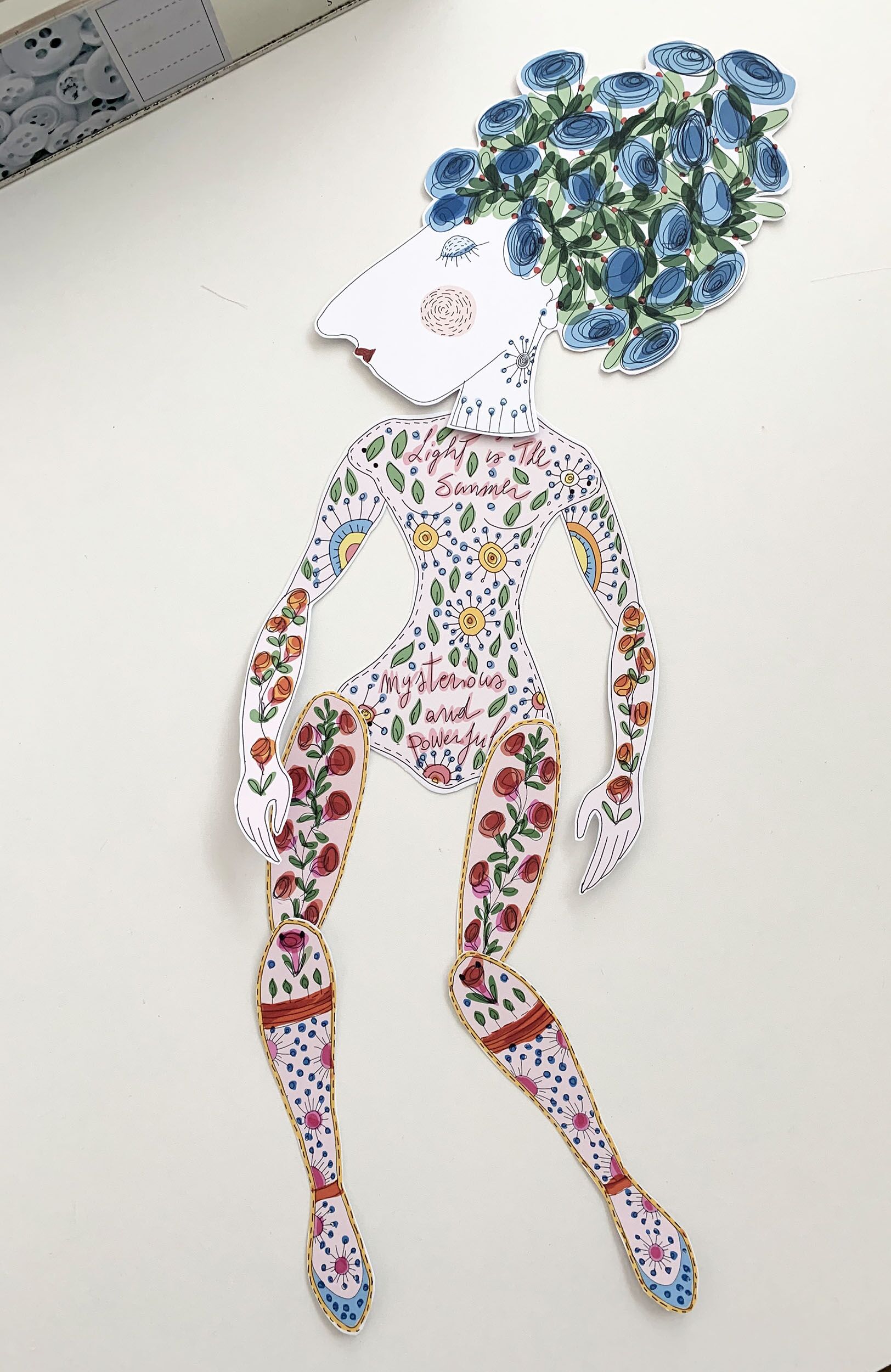 Light is the Summer- Paper decoration - Image 3