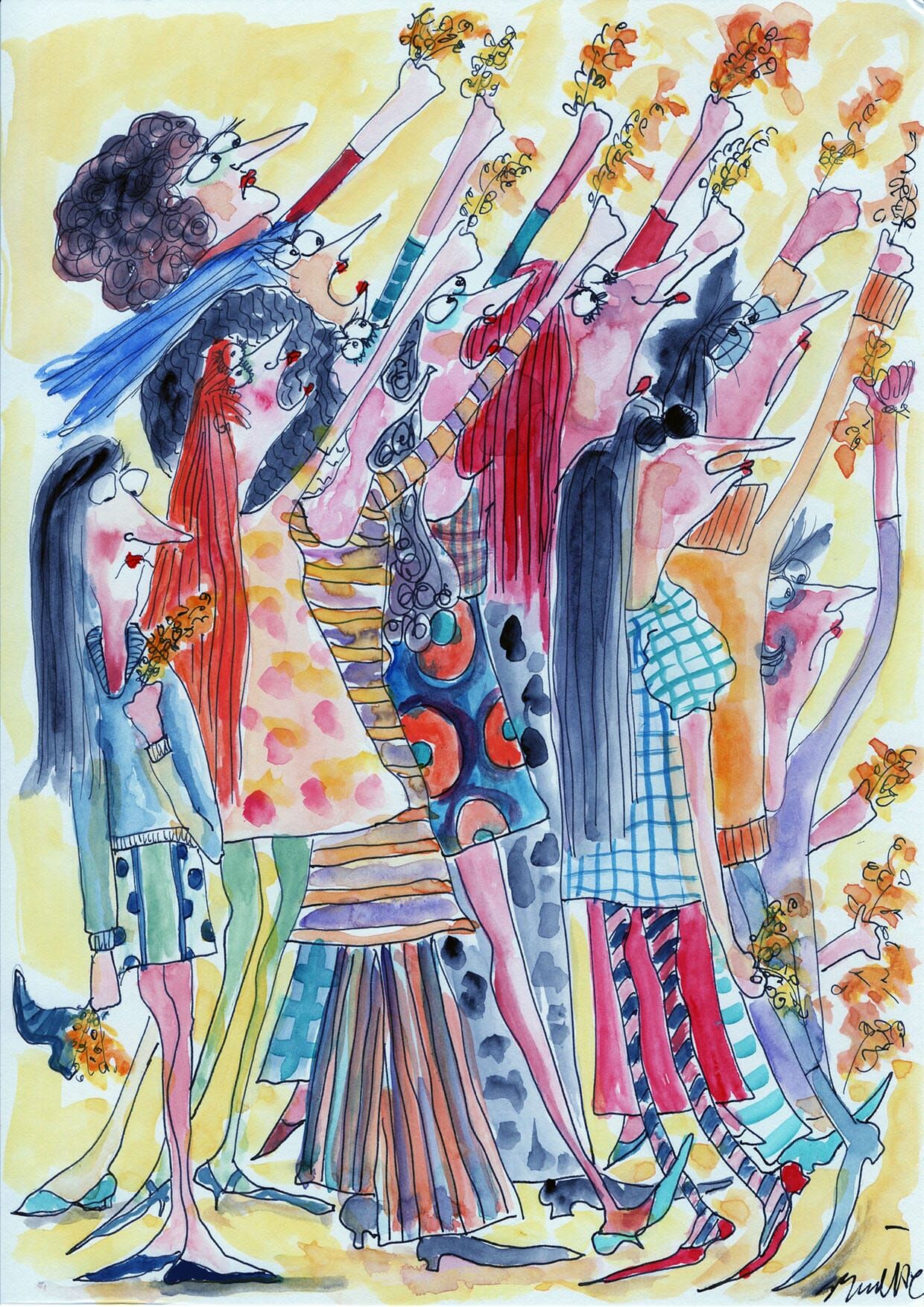 International Women’s Day – Beyond the Flowers – Original Illustration