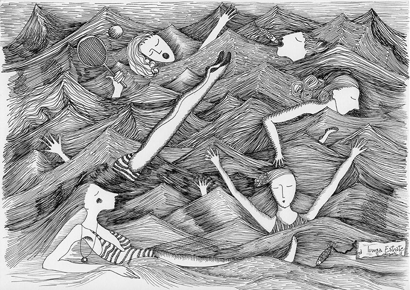 Illustration-The long summer.