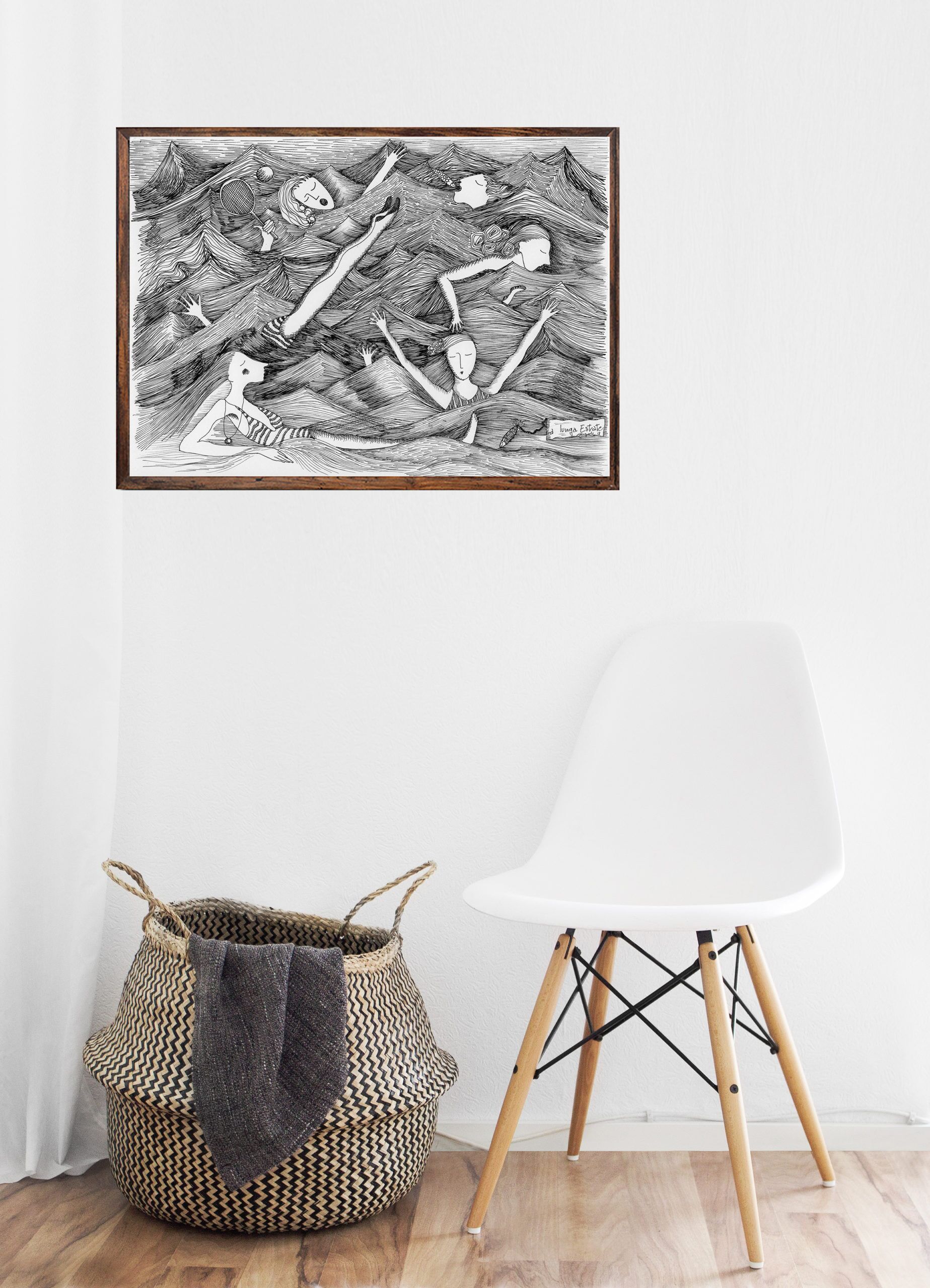 Illustration-The long summer. - Image 2