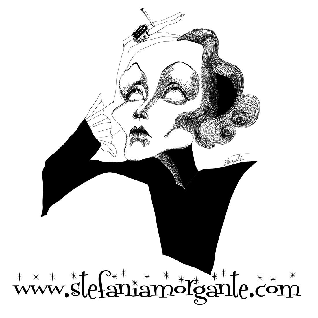 Tote bag Marlene Dietrich - Image 2