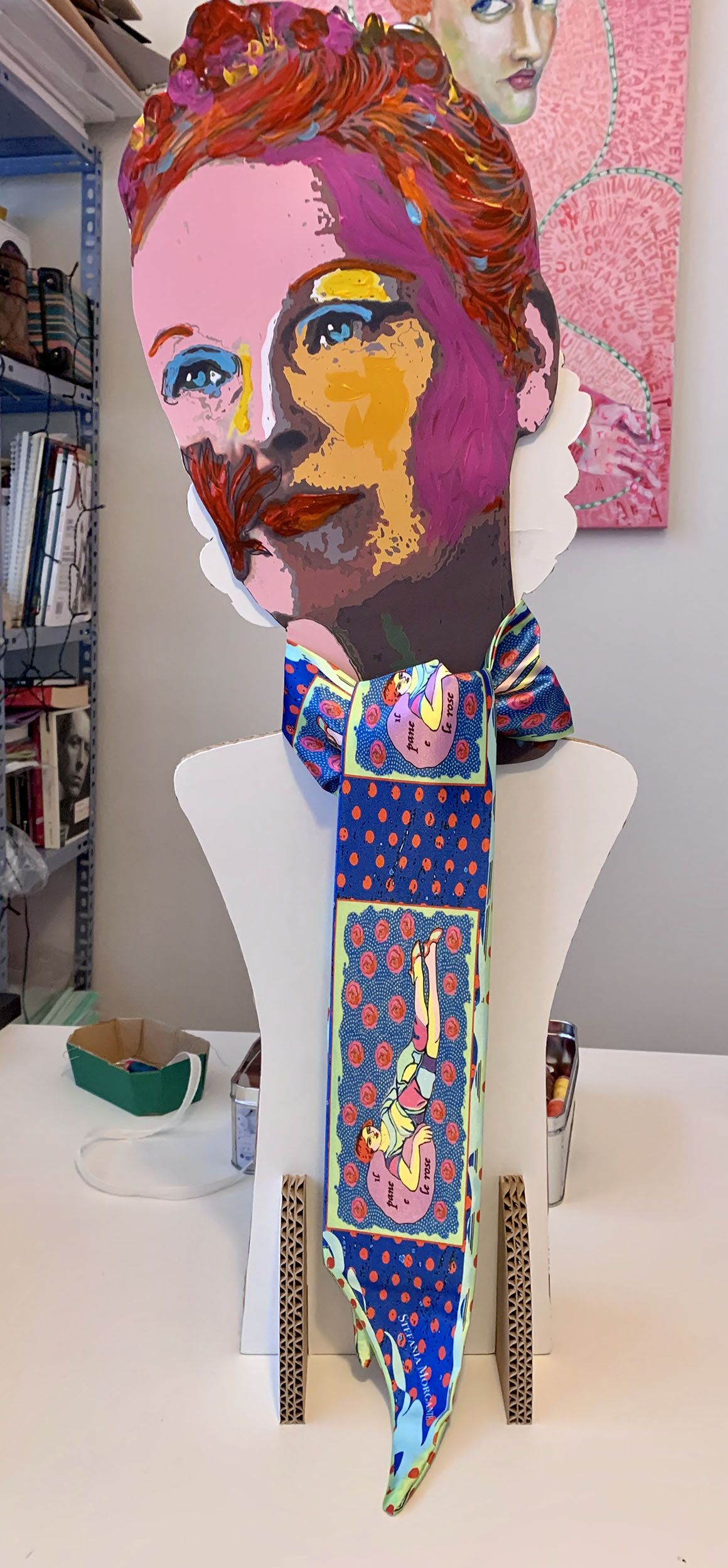 Bread and Roses bandeaux scarf