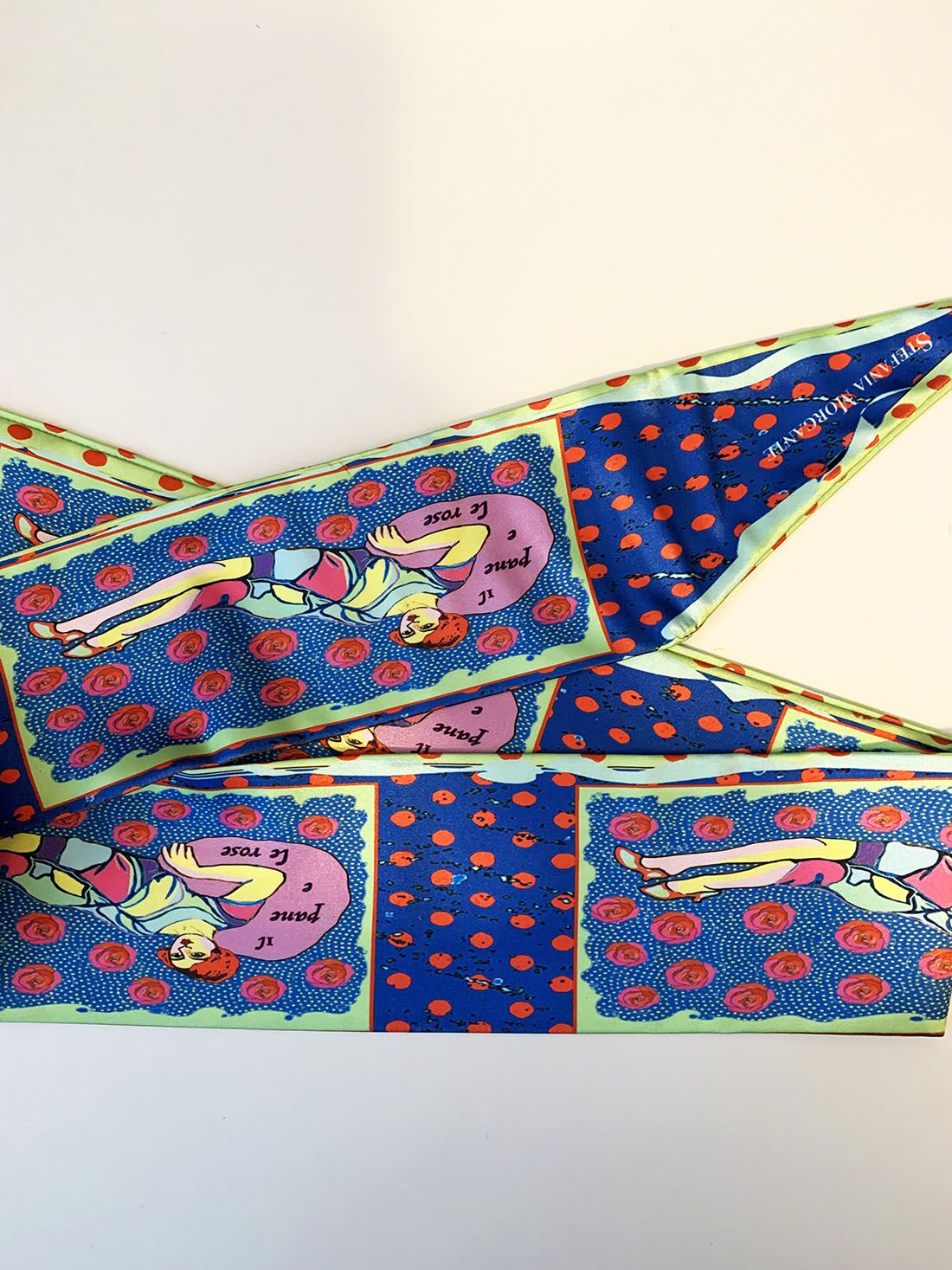 Bread and Roses bandeaux scarf - Image 4