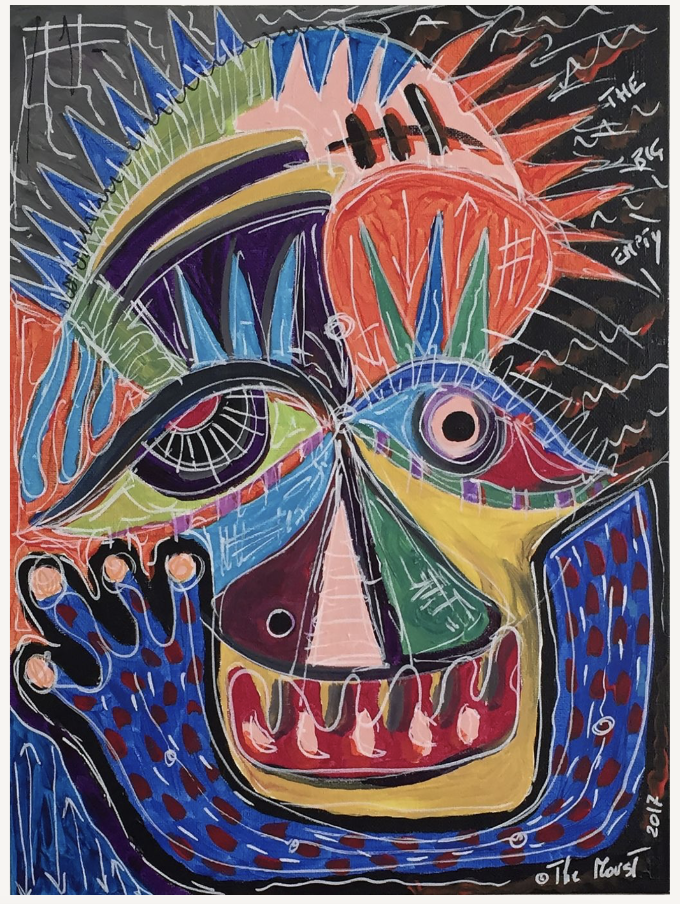 The Big Empty- Acrylics on cardboard