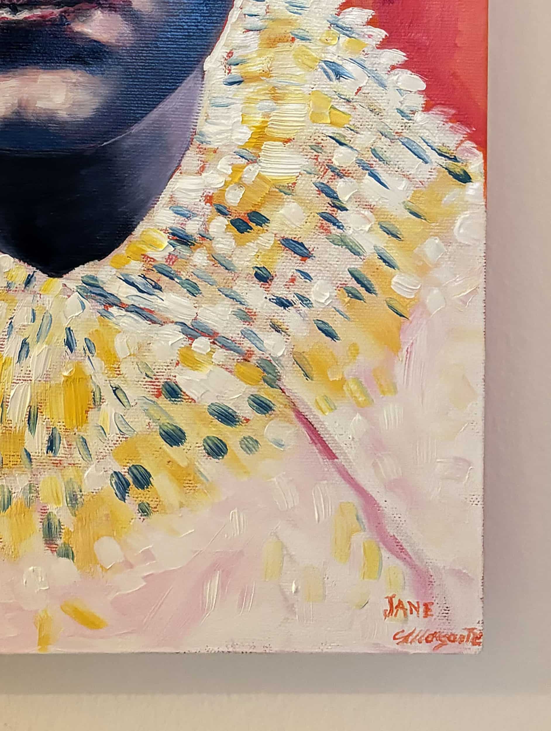 Jane - Oil paint (water-mixable) on canvas - Image 3